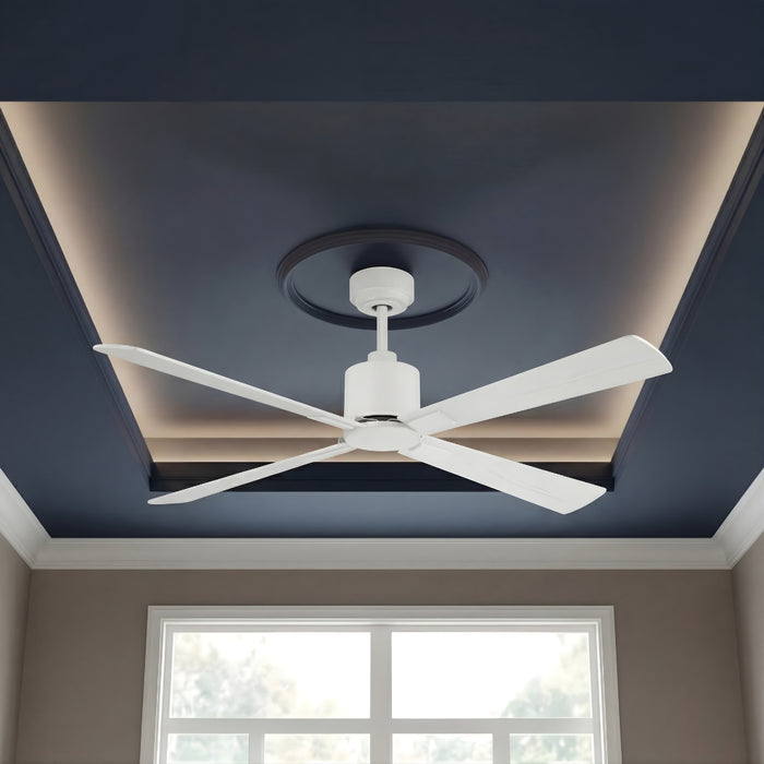 52 Inch DC White Fan with Remote