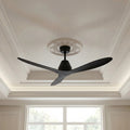 56 Inch DC WiFi Indoor Outdoor Smart Fan in Black with Remote
