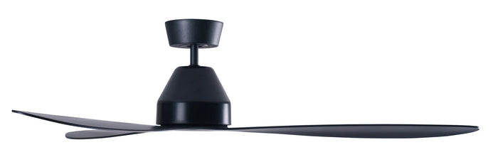 56 Inch DC WiFi Indoor Outdoor Smart Fan in Black with Remote