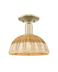 Arcadia Semi-Flush Mount Brushed Nickel