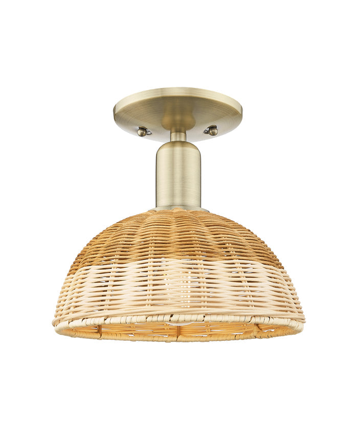 Arcadia Semi-Flush Mount Brushed Nickel