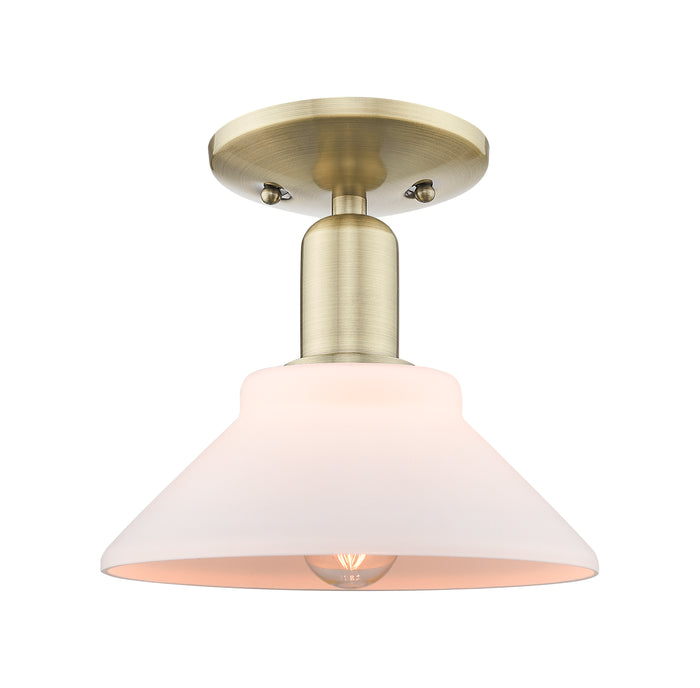 Arcadia Semi-Flush Mount Brushed Satin Nickel