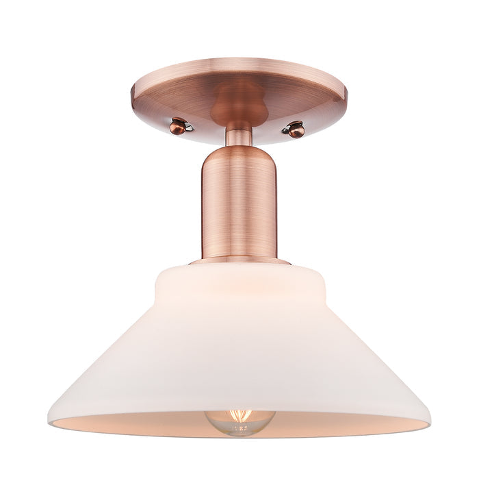 Arcadia Semi-Flush Mount Brushed Satin Nickel