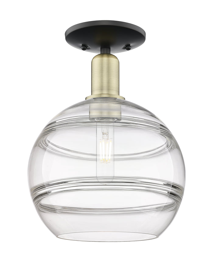 Arcadia Semi-Flush Mount Brushed Satin Nickel