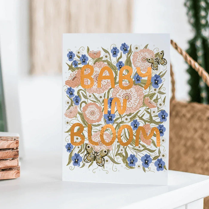 Baby in Bloom Card - Gingiber