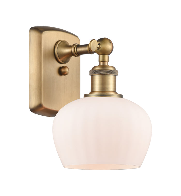 Brushed Brass / Matte White