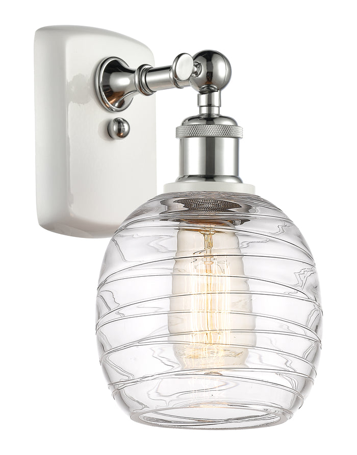 White Polished Chrome / Deco Swirl