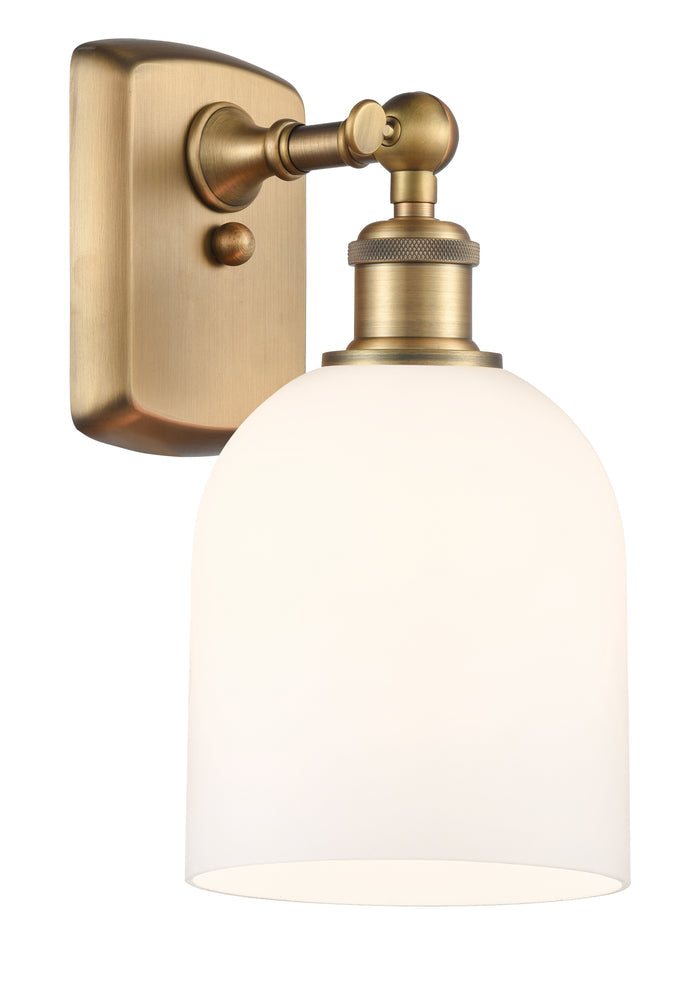 Brushed Brass / White