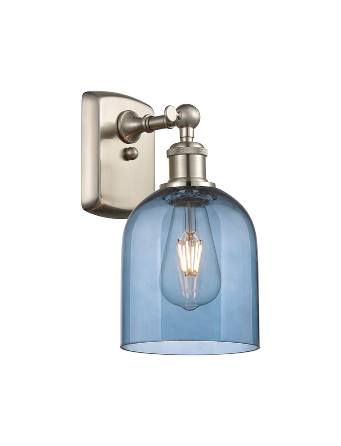 Brushed Satin Nickel / Blue