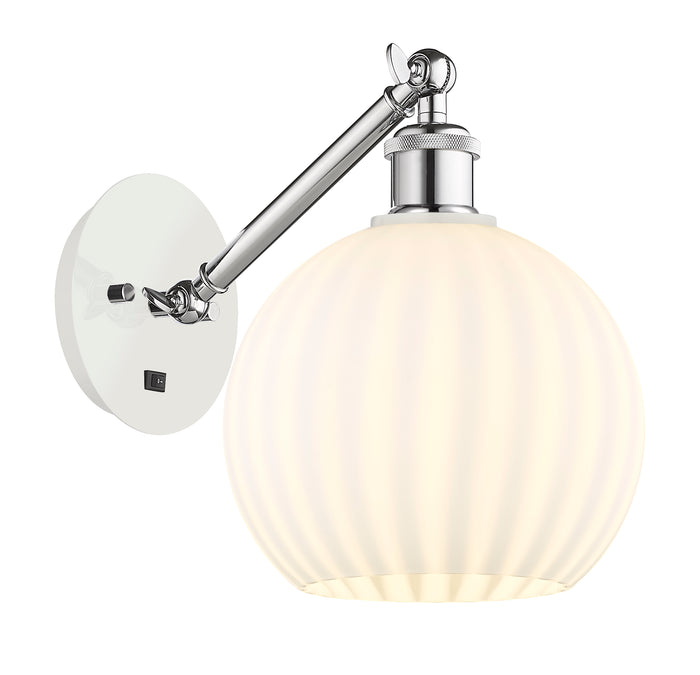 White Polished Chrome / White Venetian