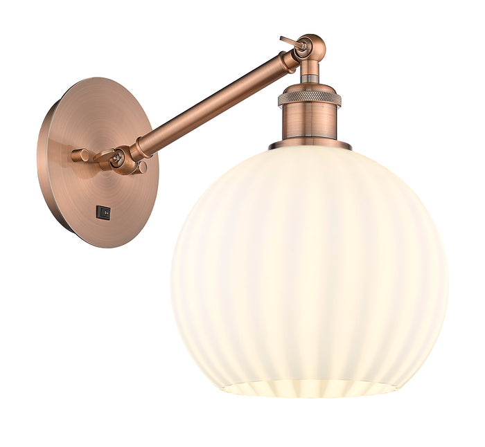 Ballston Sconce Cast Brass 8 Inch