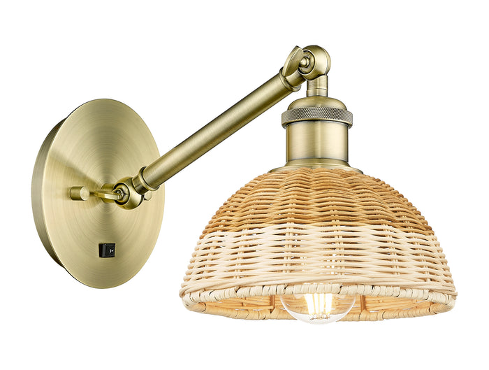 Ballston Sconce Cast Brass 9 Inch Width