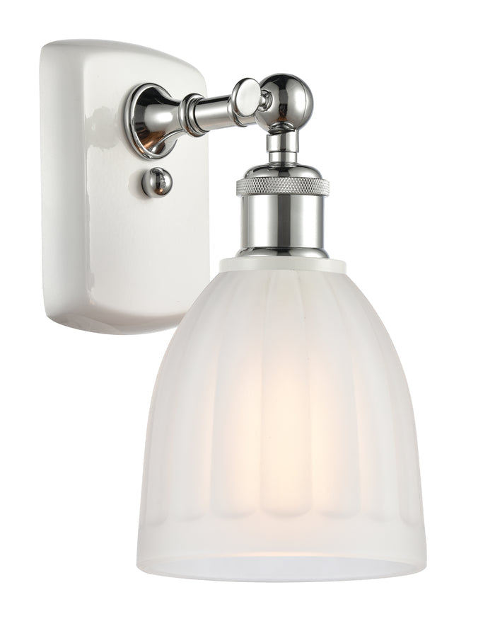 White Polished Chrome / White