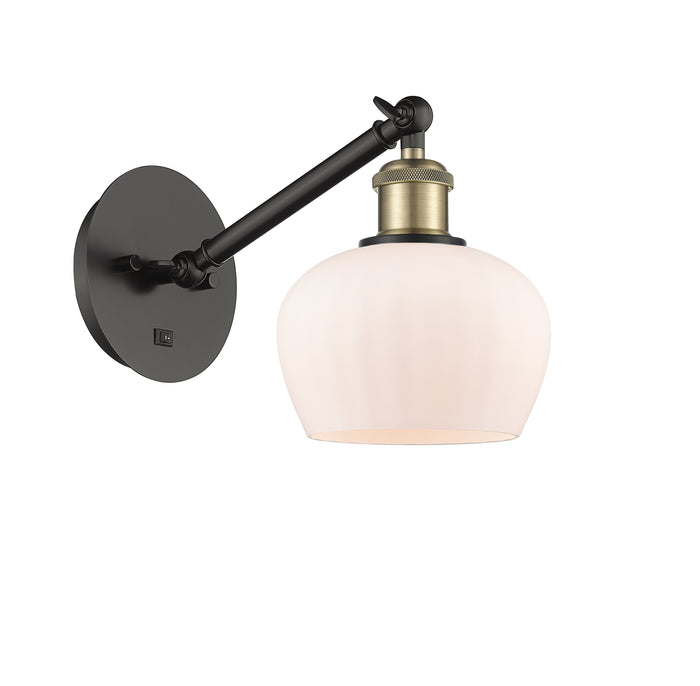 Black Antique Brass / Matte White