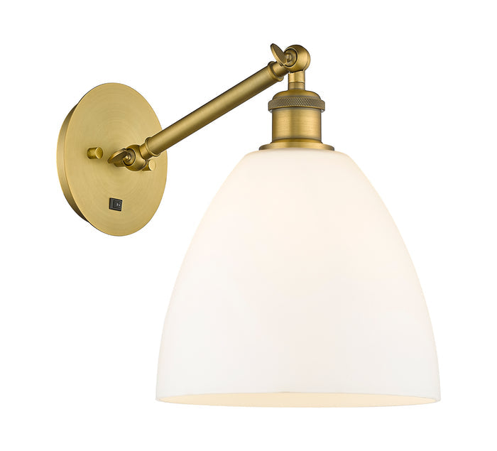Brushed Brass / Matte White