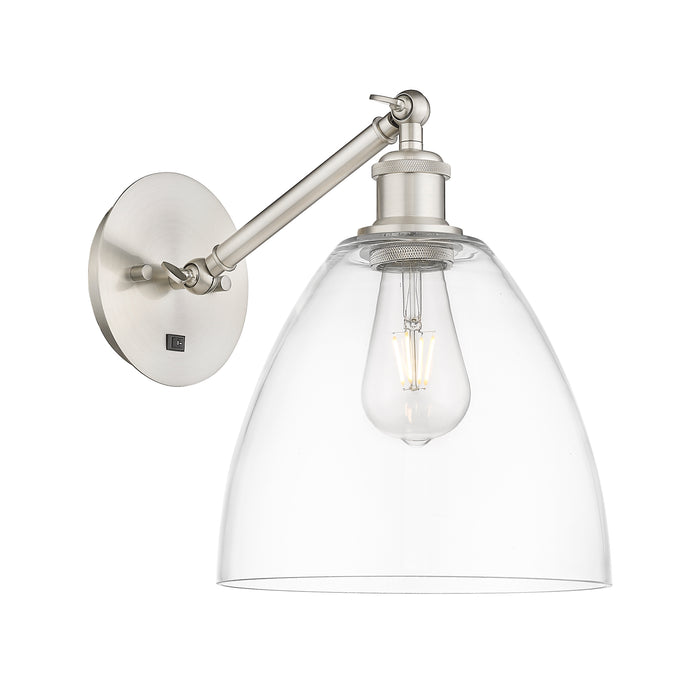 Brushed Satin Nickel / Clear