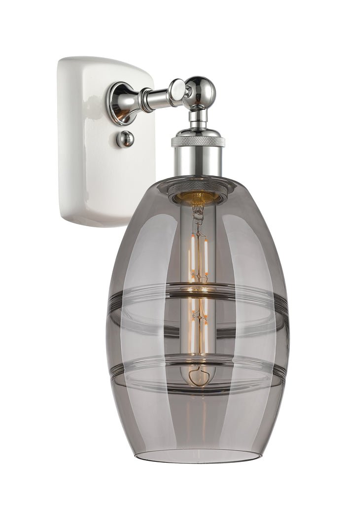 White Polished Chrome / Light Smoke