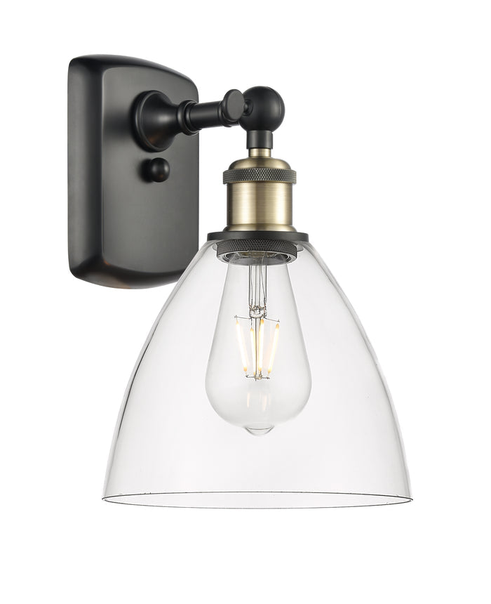 Ballston Sconce Cast Brass Glass Finish
