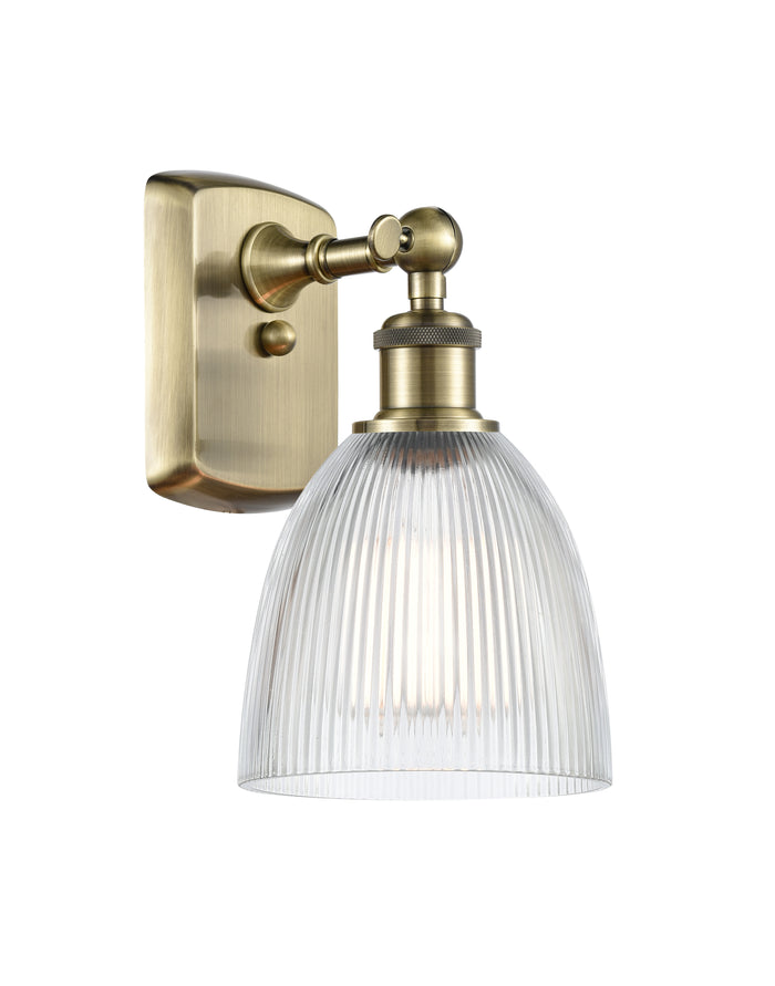 Ballston Sconce Cast Brass Glass Steel