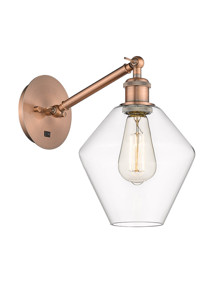 Ballston Sconce Cast Brass Glass Steel
