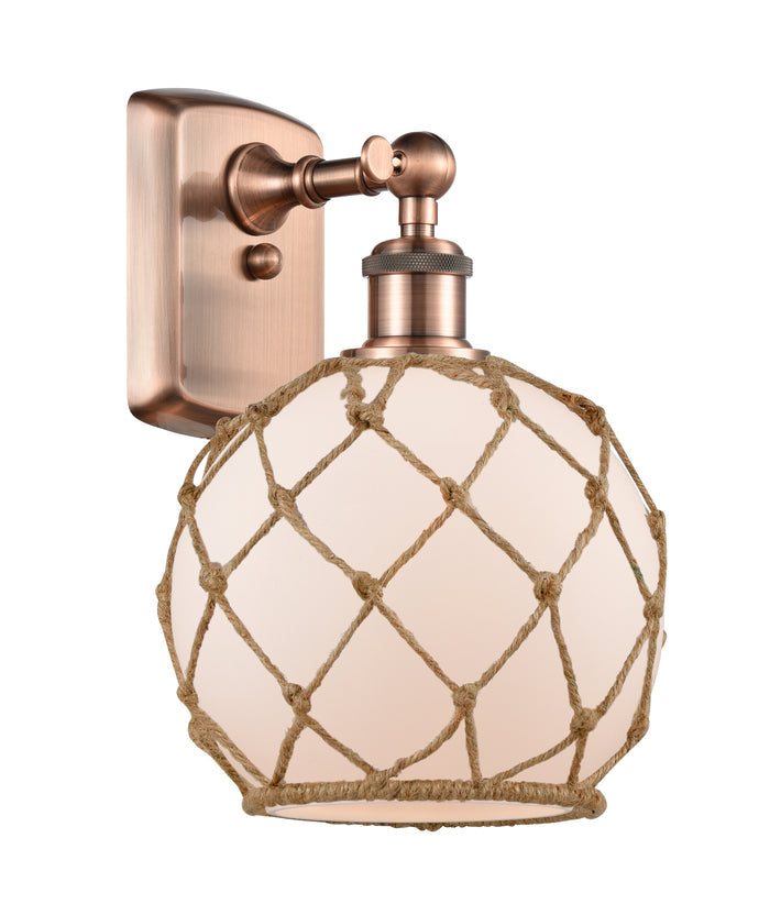 Ballston Sconce Cast Brass Glass Steel