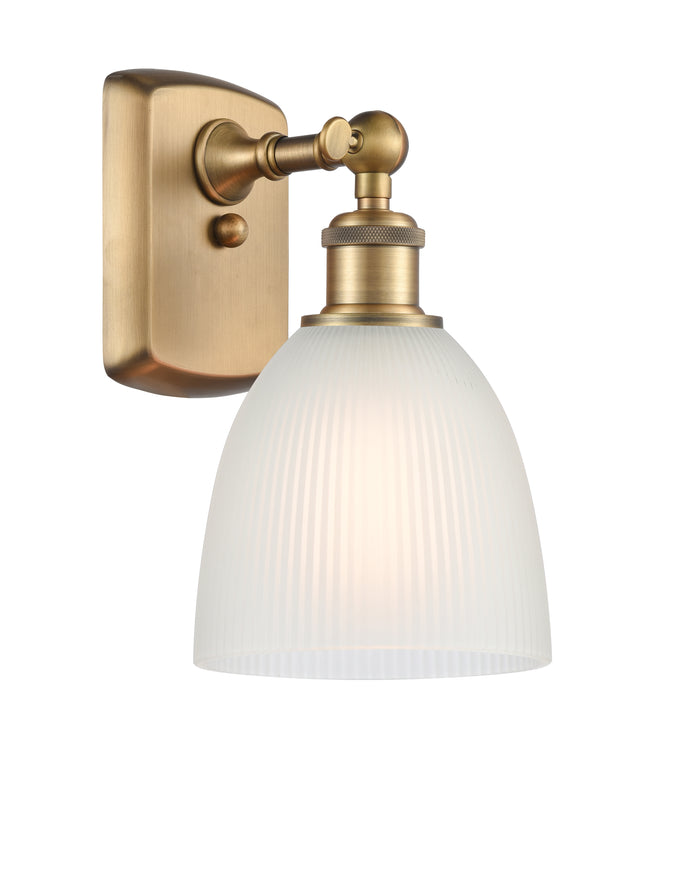 Ballston Sconce Cast Brass Glass Steel