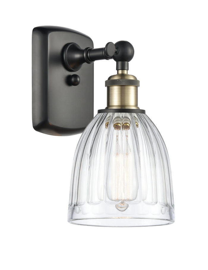 Ballston Sconce Cast Brass Modern Glass
