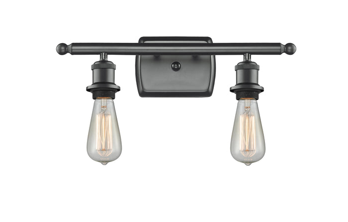 Ballston Sconce Cast Brass Steel Bare Bulb