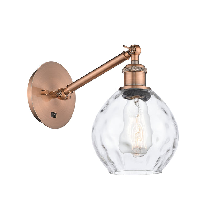 Ballston Sconce Cast Brass Steel Glass