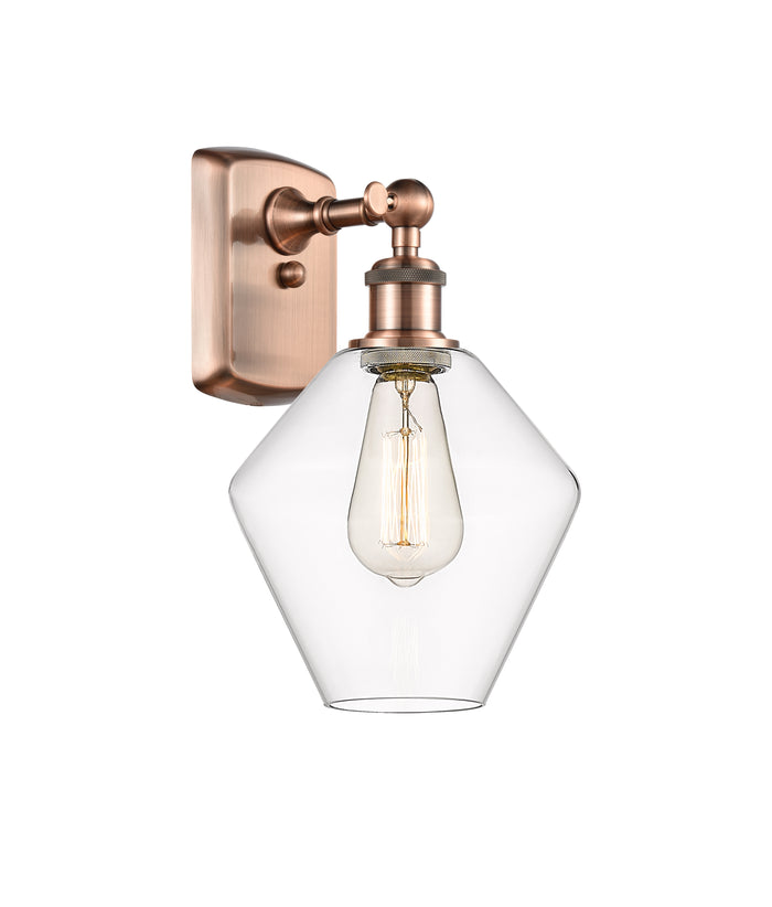 Ballston Sconce Cast Brass Steel Glass