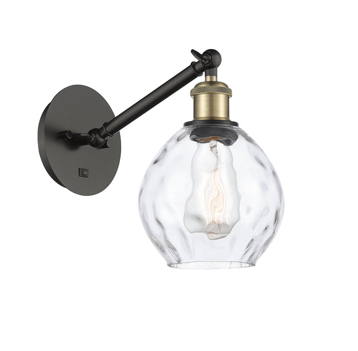 Ballston Sconce Cast Brass Steel Glass