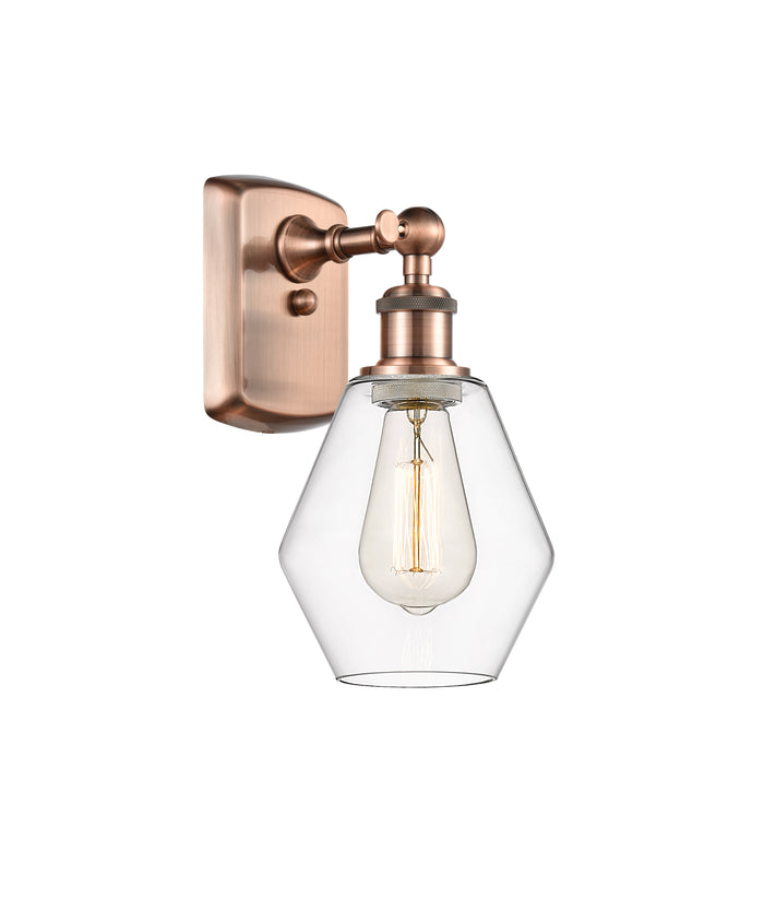 Ballston Sconce Cast Brass Steel Glass