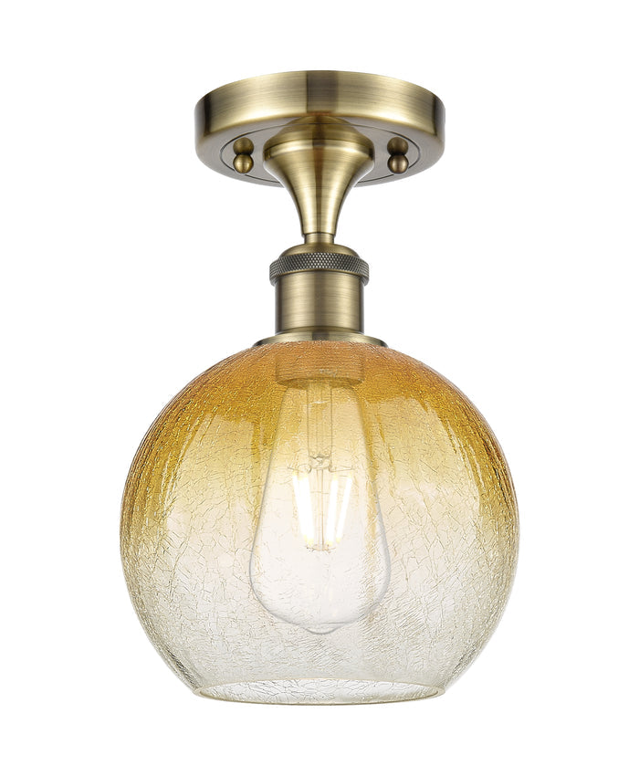 Ballston Semi-Flush Brushed Satin Nickel