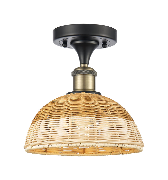 Ballston Semi-Flush Mount Brushed Satin Nickel