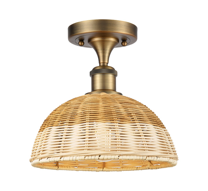 Ballston Semi-Flush Mount Brushed Satin Nickel