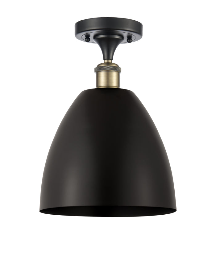 Ballston Semi-Flush Mount Cast Brass Chrome