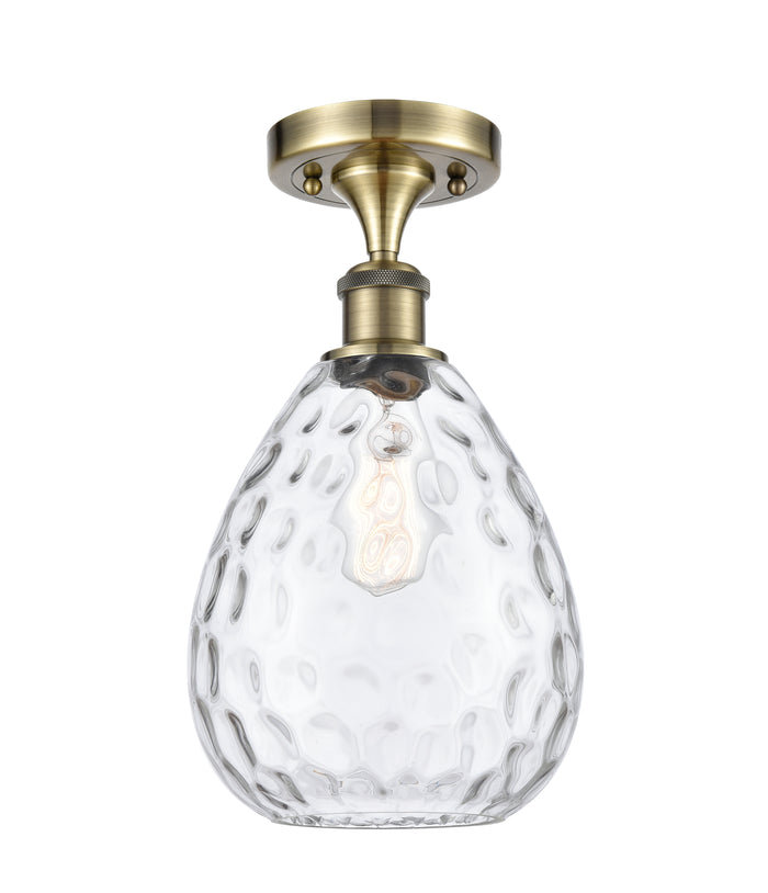 Ballston Semi-Flush Mount Cast Brass