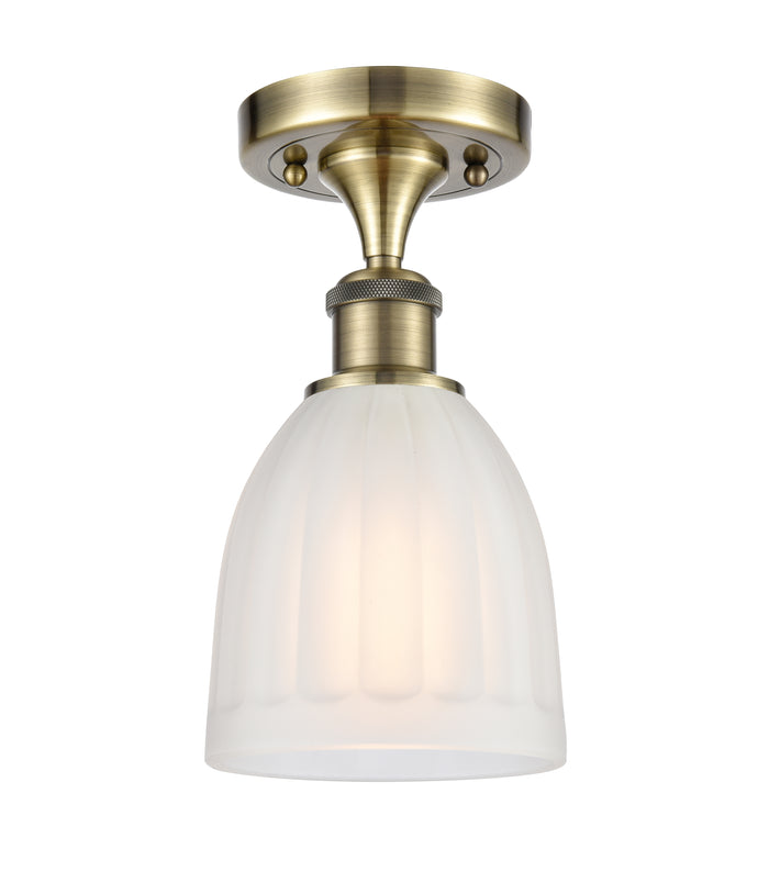 Ballston Semi-Flush Mount Cast Brass