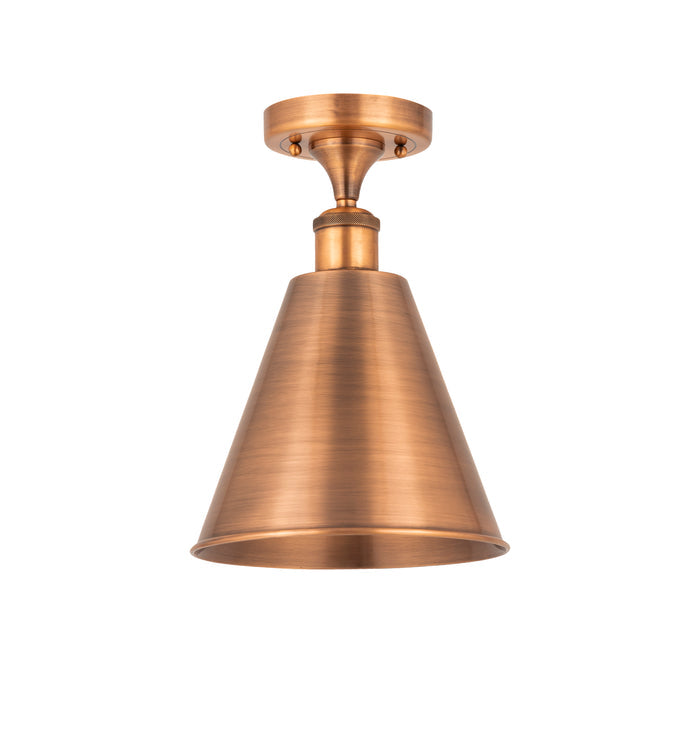 Ballston Semi-Flush Mount Cast Brass