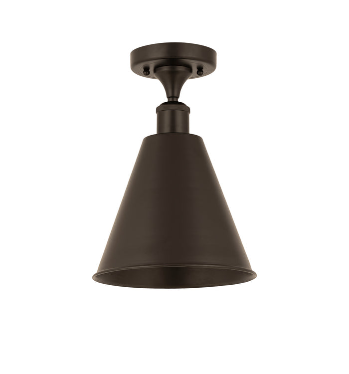 Ballston Semi-Flush Mount Cast Brass
