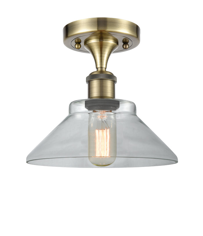 Ballston Semi-Flush Mount Clear Glass