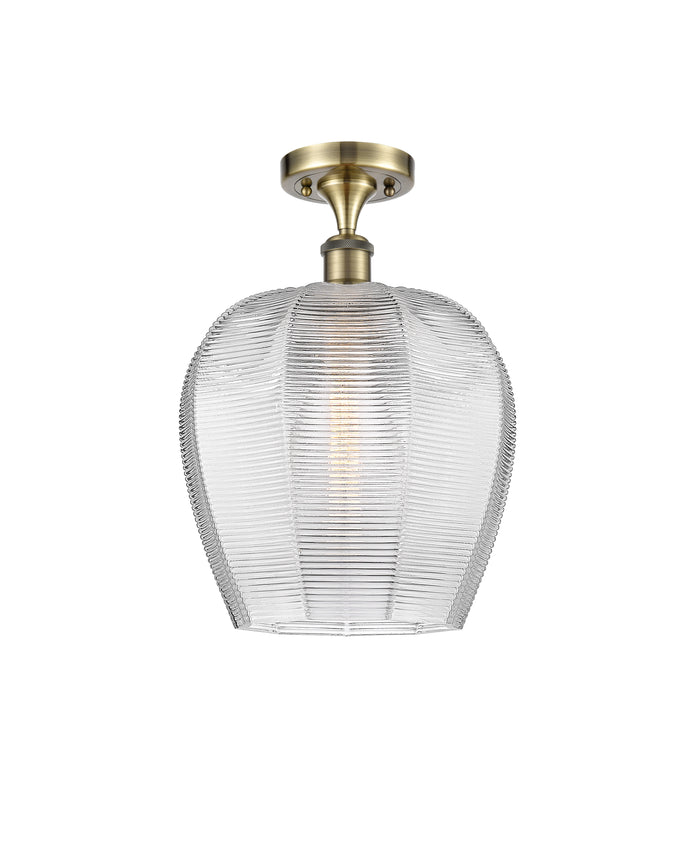 Ballston Semi-Flush Mount Polished Chrome