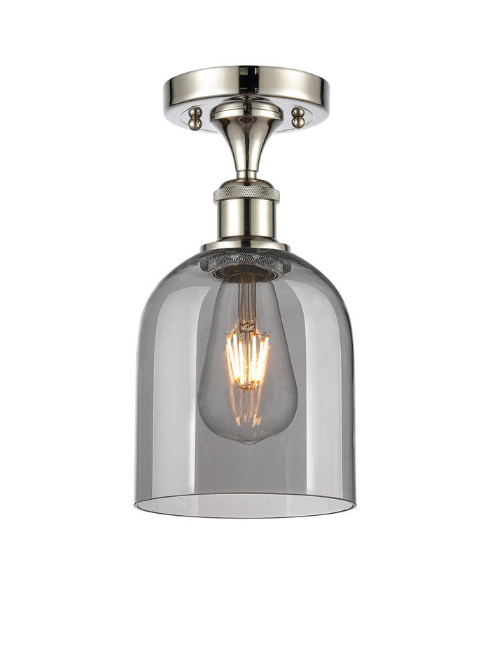 Polished Nickel / Light Smoke