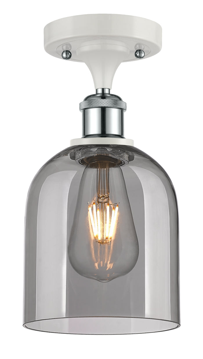 White Polished Chrome / Light Smoke