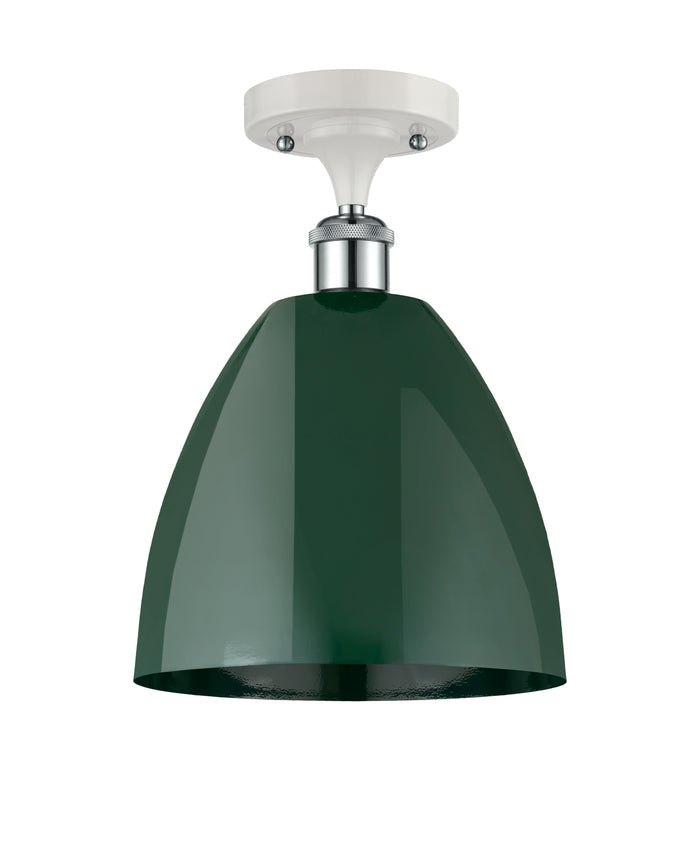 White Polished Chrome / Green
