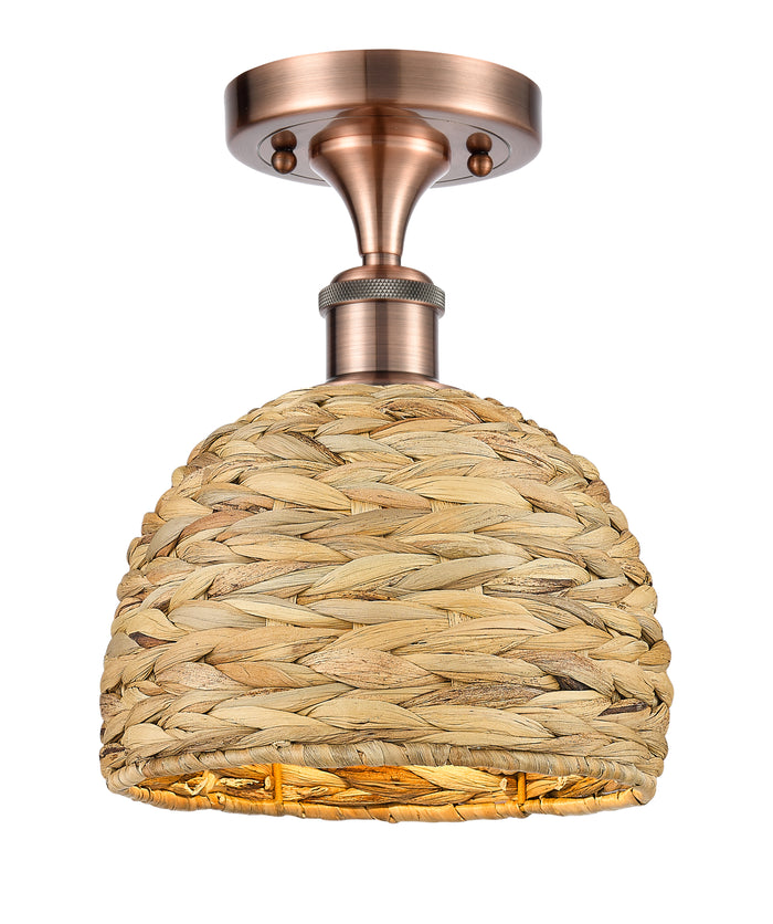 Ballston Semi-Flush Mount Satin Nickel