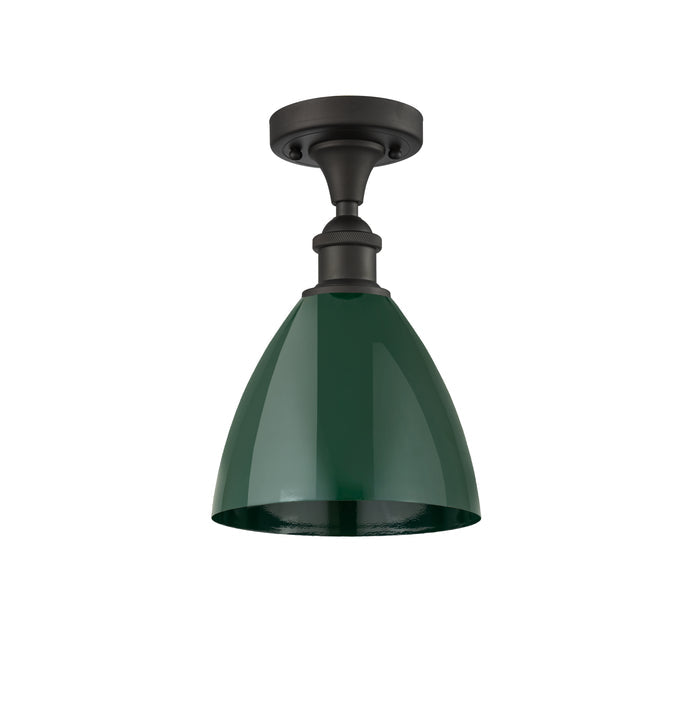 Ballston Semi-Flush Mount Seafoam Shade