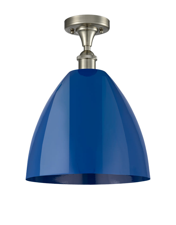 Brushed Satin Nickel / Blue