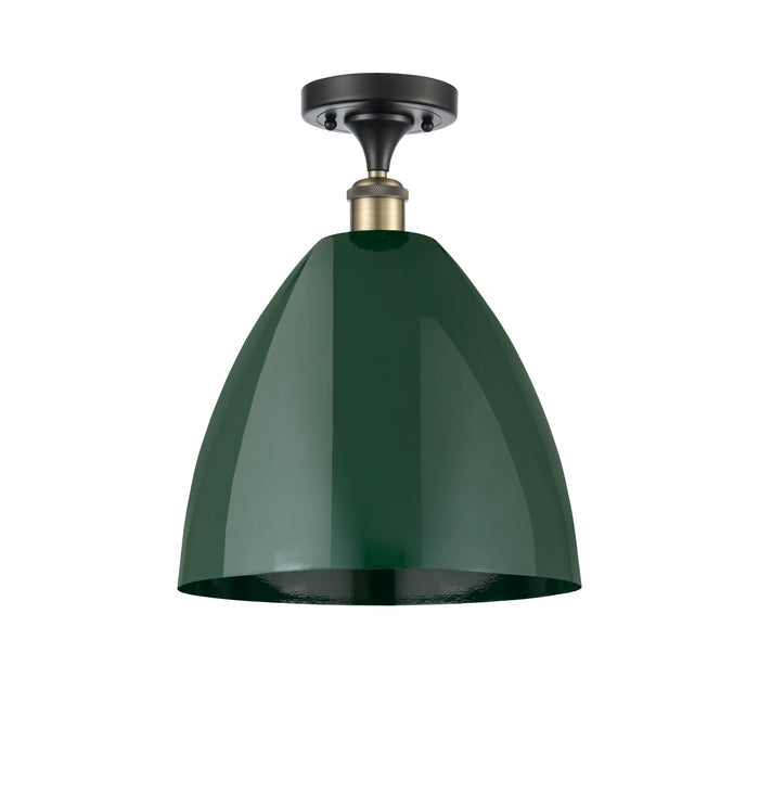 Ballston Semi-Flush Mount White Chrome