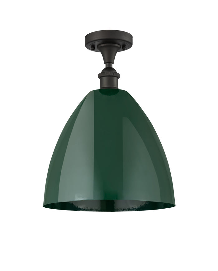 Ballston Semi-Flush Mount White Chrome